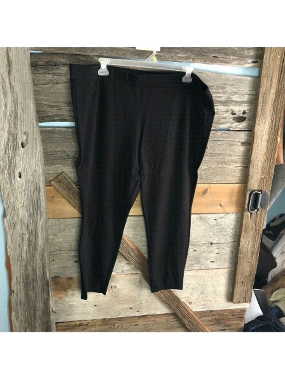 𝅺mr. Max Fashions Plus Size 3X Black Pull-On Skinny Pants